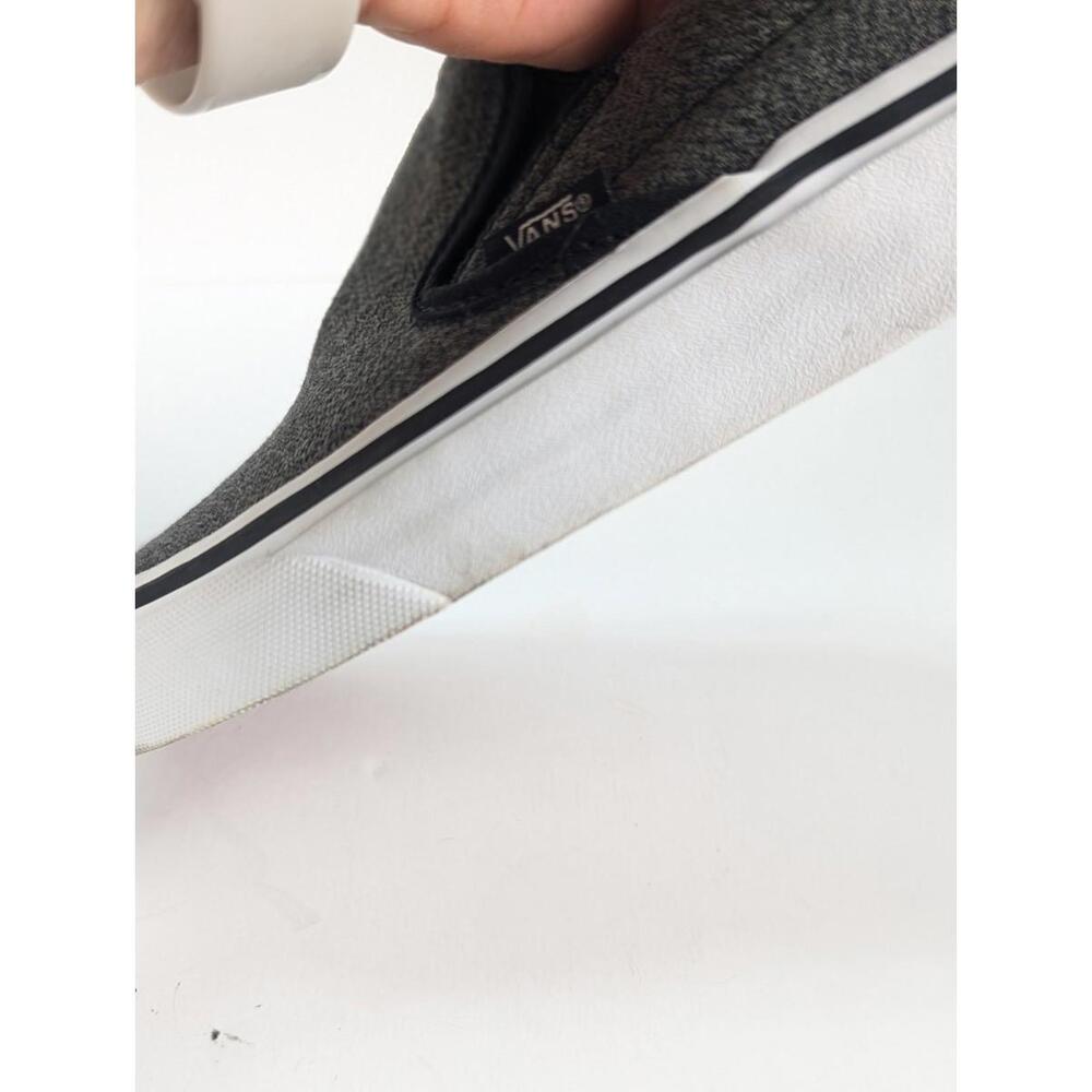Vans Slip-On Shoes/Sneakers Chambray Gray Womens 8 Unisex Skater Tennies Slipper - Picture 8 of 14